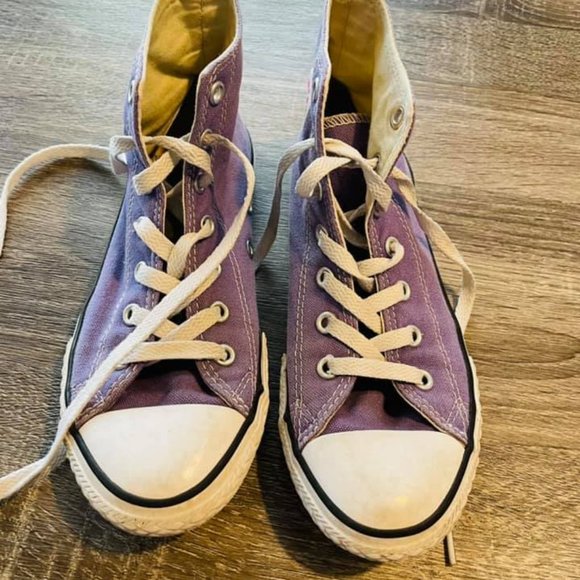 Converse high top sneakers canvas sz. 3 - Picture 2 of 7